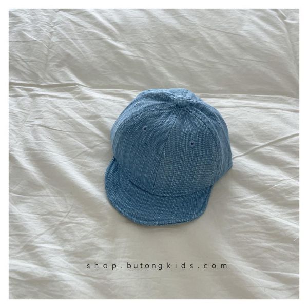 百搭簡約軟牛仔素色/條紋棒球帽 