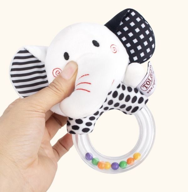 兒童早教大象/狐狸手搖套裝組 