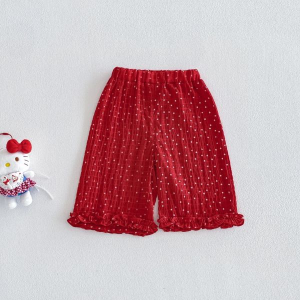 甜美米妮翻領上衣/點點雪紡連身裙/長褲 