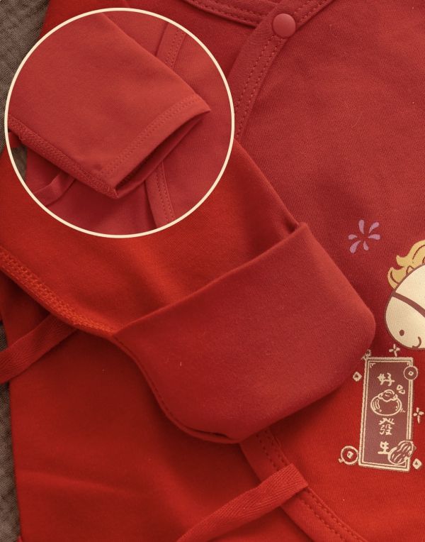 新生兒馬年新年純棉連身裝 