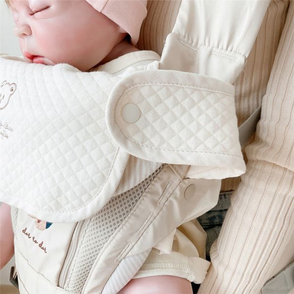 新生兒揹帶純棉防咬口水巾 