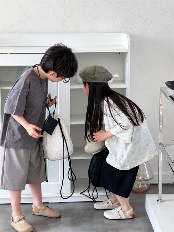 滿天星亮片噴墨寬鬆上衣 