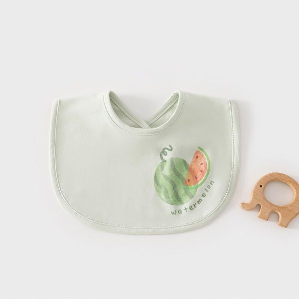 新生兒水果系列口水圍兜 