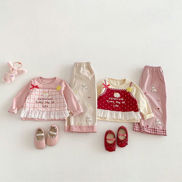 假兩件吊帶蕾絲背心早春上衣 