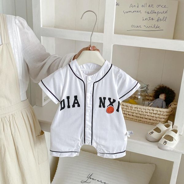 夏季運動風籃球開釦連身裝 