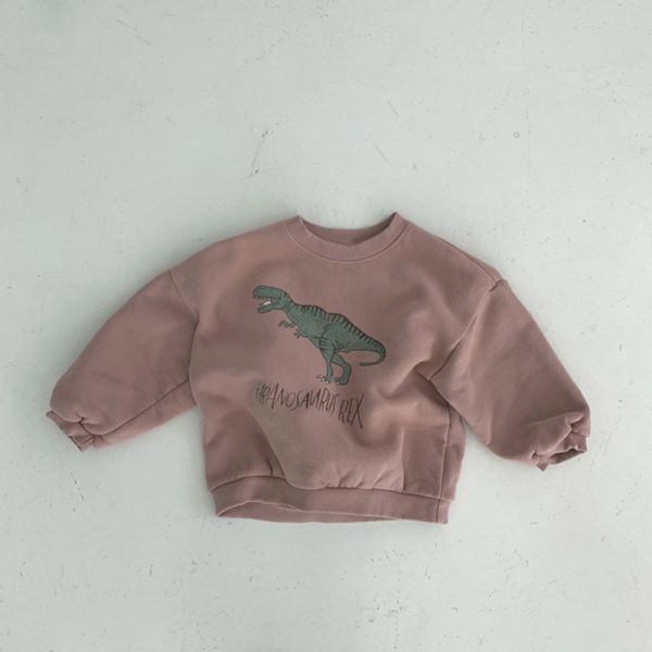素面恐龍寬鬆包屁衣 