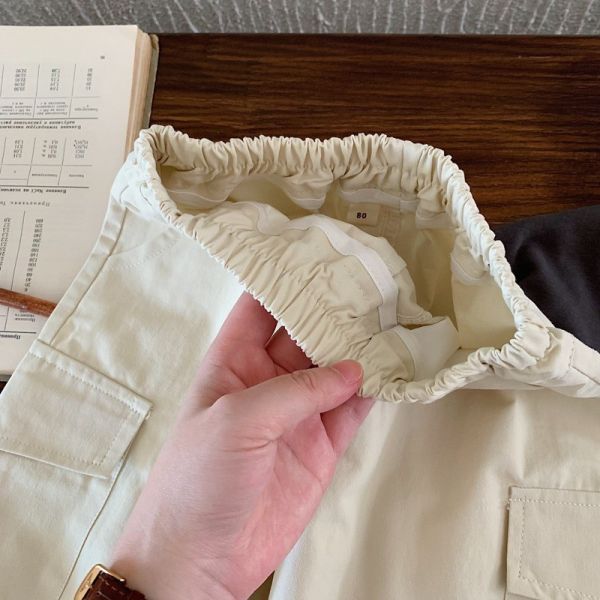 痞帥極簡工裝風休閒長褲 