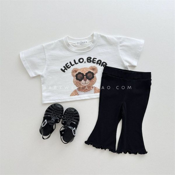 Hello Bear百搭T恤上衣 