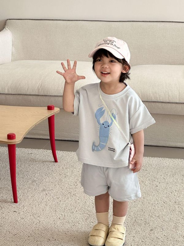 運動風超萌印花兩件式套裝 