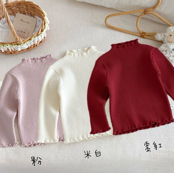 小香公主風捲邊素上衣/拼接連身裙(含包) 
