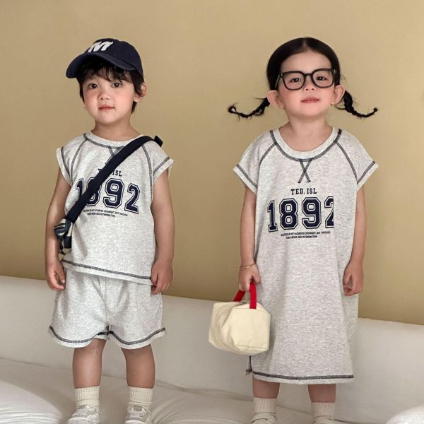 男女童運動風1892套裝/洋裝 