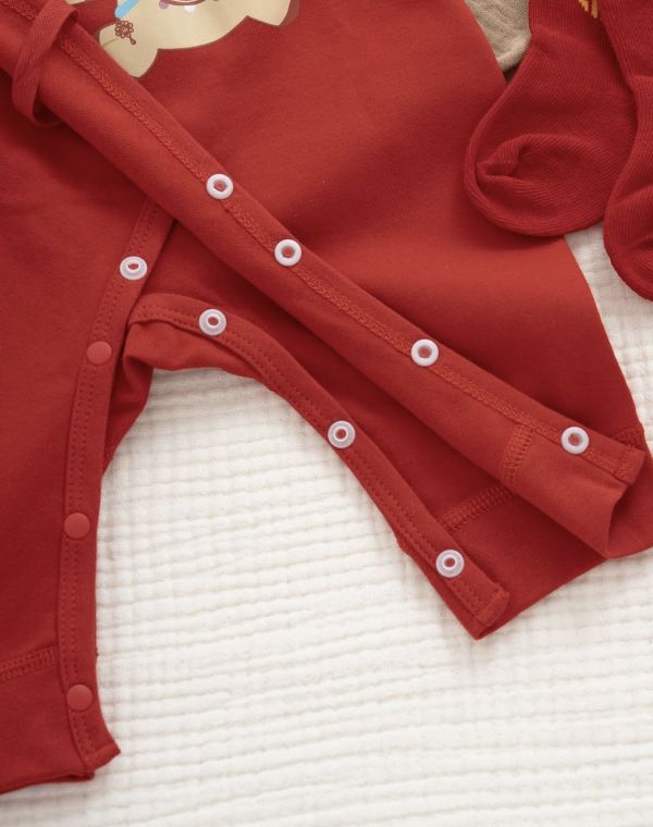 新生兒馬年新年純棉連身裝 