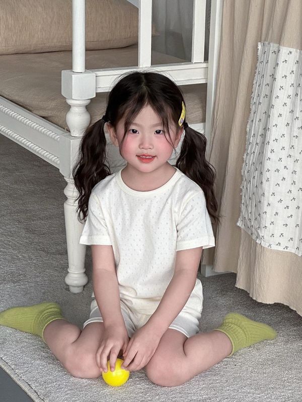 純棉彈力短袖微孔透氣居家套裝 