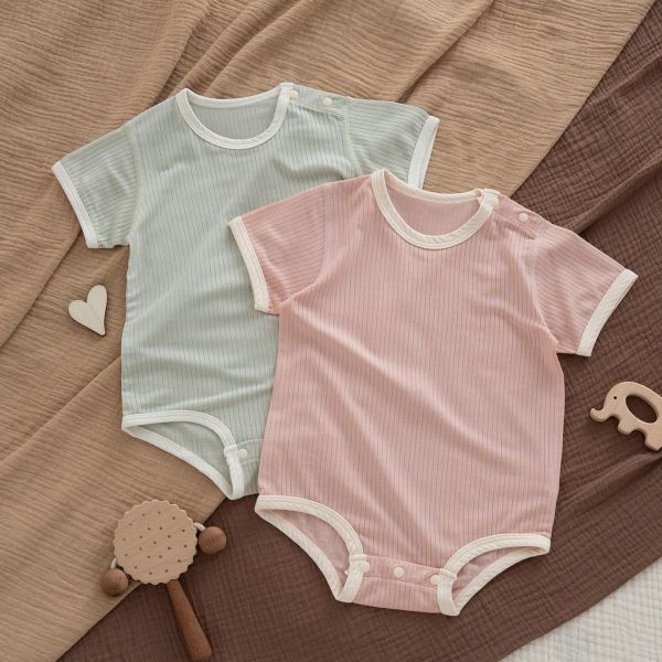 新生兒裸感親膚彈力包屁衣 