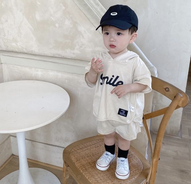 Smile寬鬆連帽套裝 