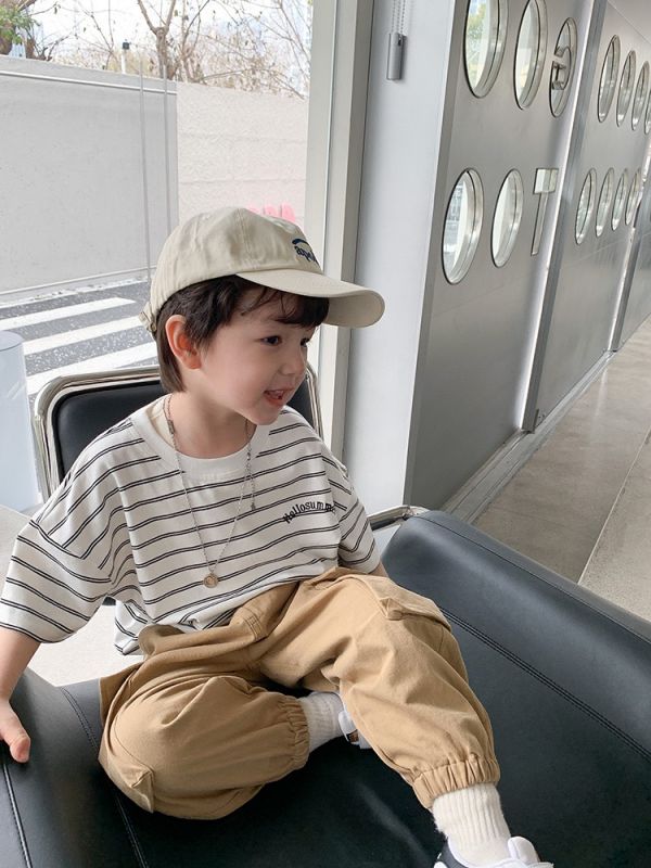 百搭經典條紋上衣T恤 