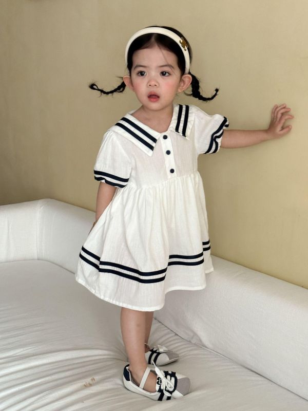男女童海軍風兩件式套裝/洋裝 