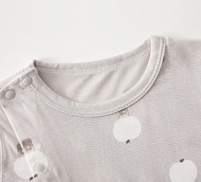 新生兒側開夏季可愛連身裝 