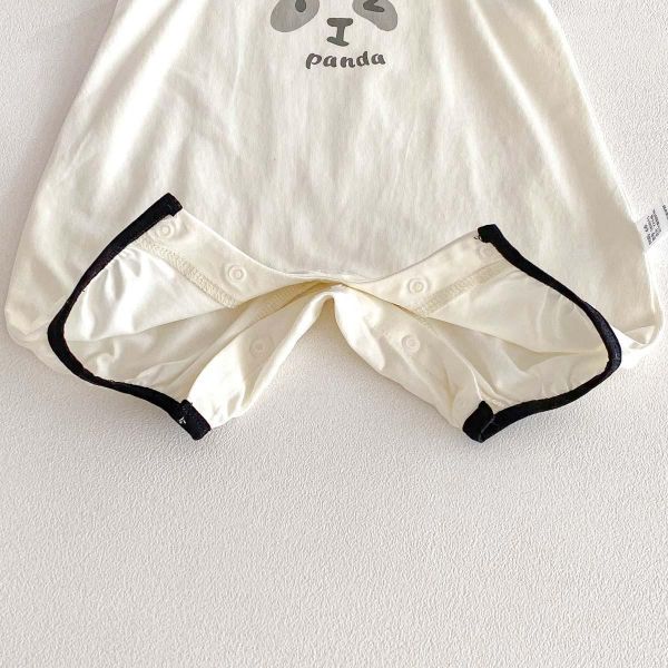 可愛小熊印花細肩連身裝 