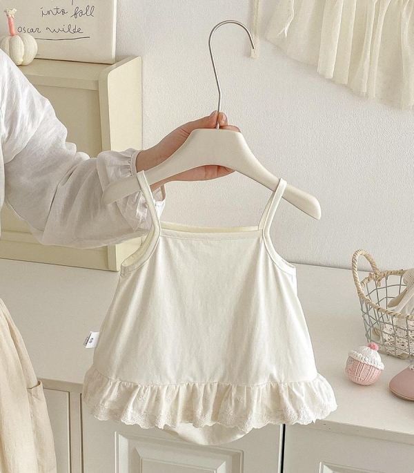 甜美兔子蝴蝶結細肩包屁裙 