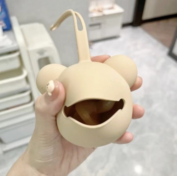 高顏值奶嘴收納小熊 
