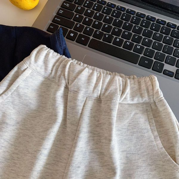 毛邊不修邊狗狗印花棉褲短褲 