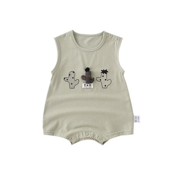 立體仙人掌布偶背心包屁衣 