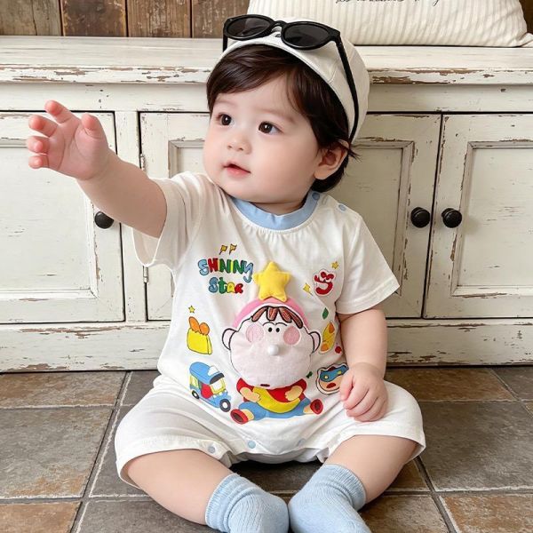 可捏泡泡/響紙卡通連身裝 