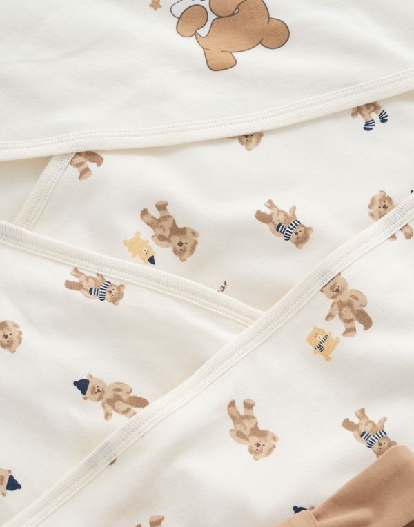 新生兒純棉外出包巾/蓋毯/浴巾 