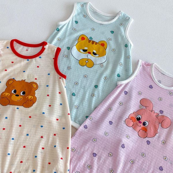 超萌可愛動物點點居家連身裝 