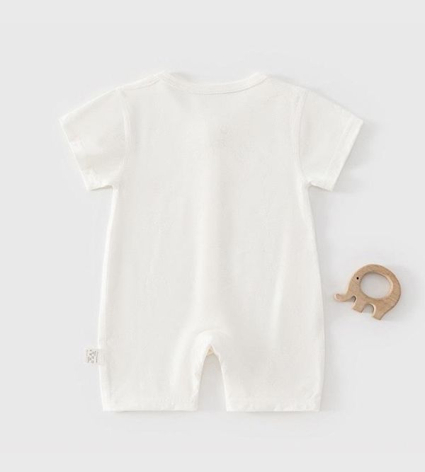 新生兒夏季超薄短袖連身裝 