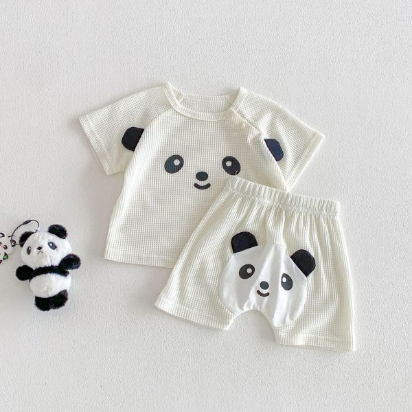 華夫格可愛動物兩件式套裝 