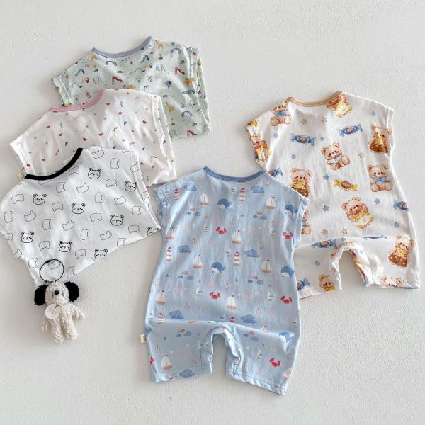 元氣滿版印花彈力連身裝 