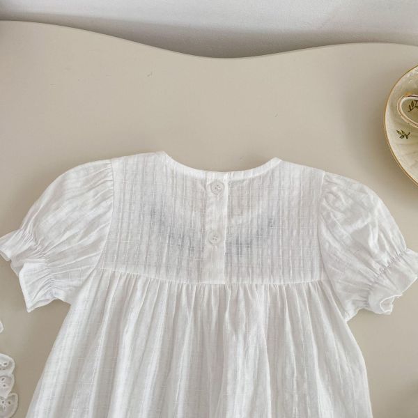 簡約兔子刺繡包屁衣+兔耳帽 