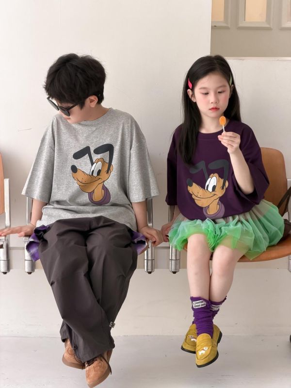 可愛高飛印花寬鬆上衣 