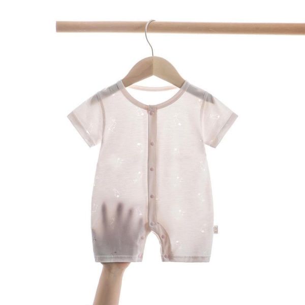 新生兒夏季超薄短袖連身裝 