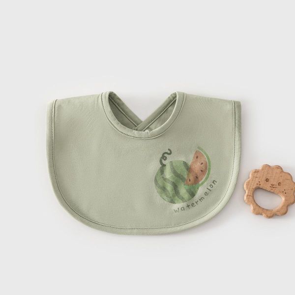 新生兒水果系列口水圍兜 