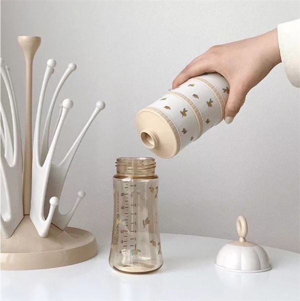 韓風超美三層外出奶粉盒 