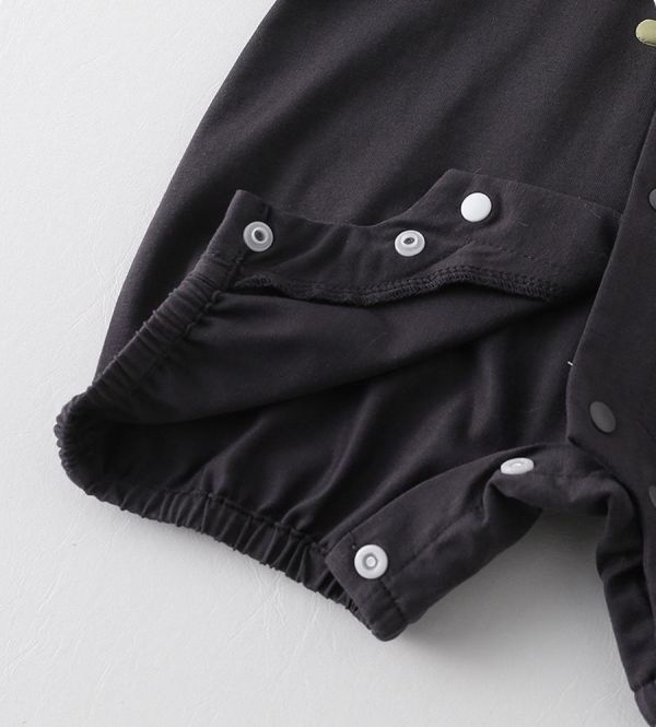 假兩件立體恐龍吊帶連身裝 