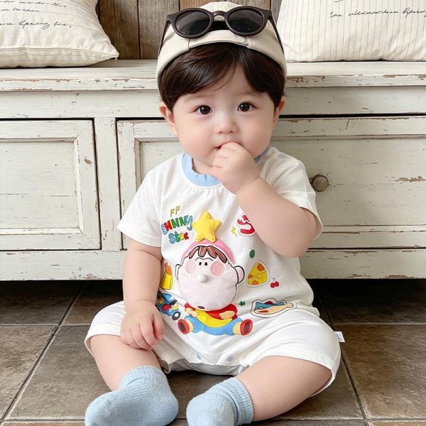 可捏泡泡/響紙卡通連身裝 