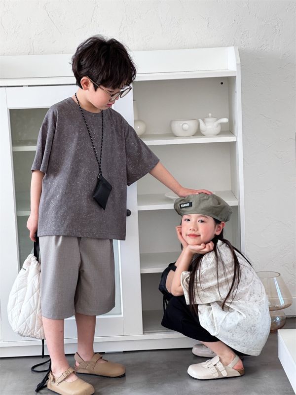 滿天星亮片噴墨寬鬆上衣 