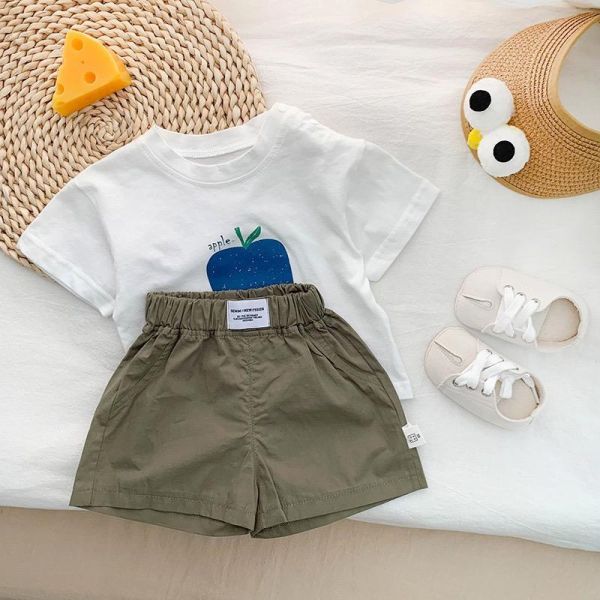 百搭素色寬鬆緊休閒短褲(3色) 