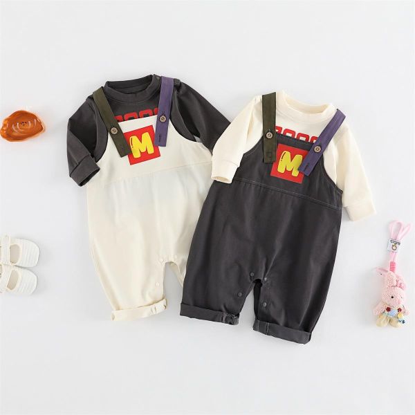 個性上衣+不規格M字吊帶套裝 