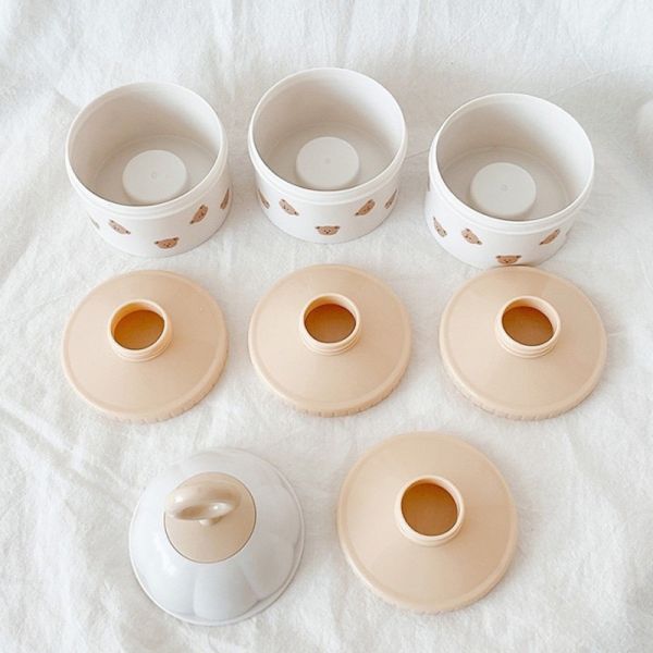 韓風超美三層外出奶粉盒 