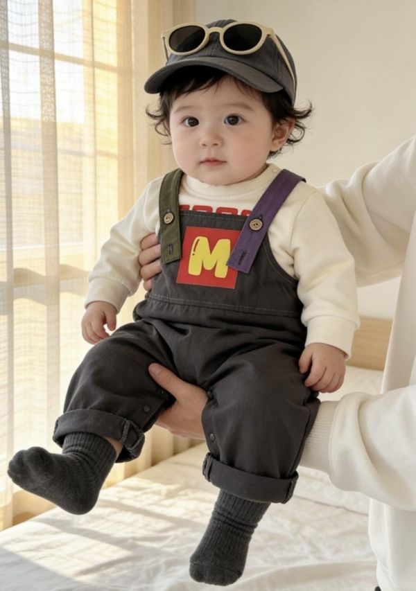 個性上衣+不規格M字吊帶套裝 