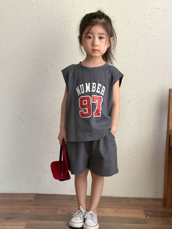 夏季運動風97背心式套裝 