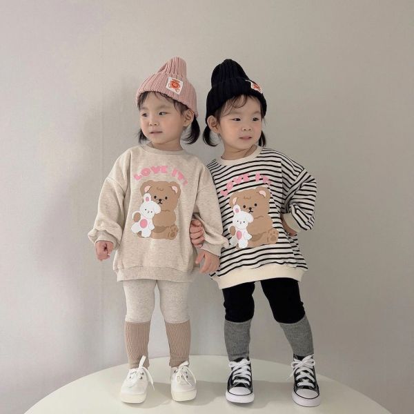 小熊兔子玩偶休閒上衣 