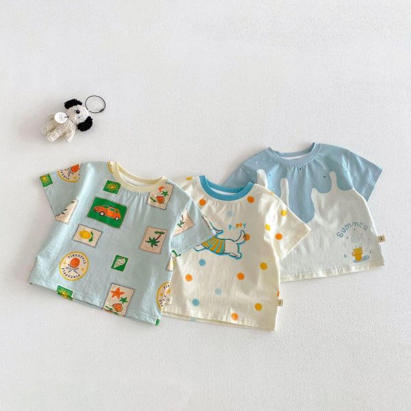 可愛童趣印花T恤上衣 