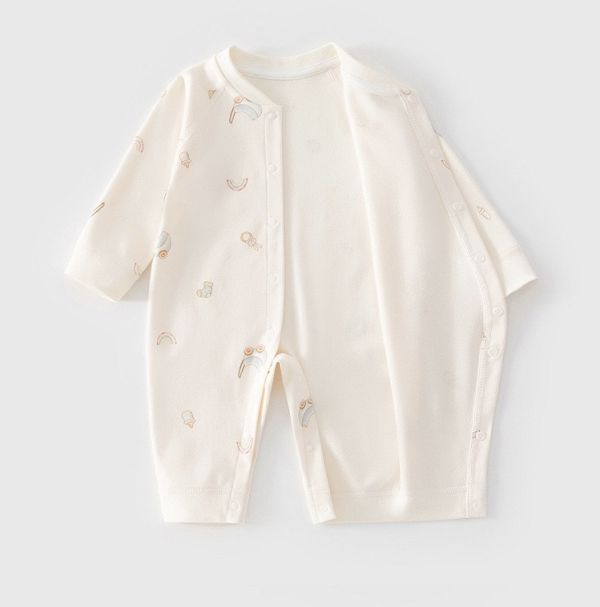 新生兒春秋四季新印花開釦連身裝(5款) 