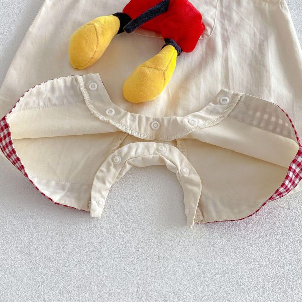 米奇滿印背心/立體米奇屁股吊帶褲 